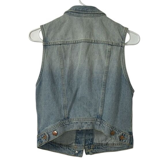 H&M Blue Jeans Denim Vest(Size 8) - Picture 2 of 8